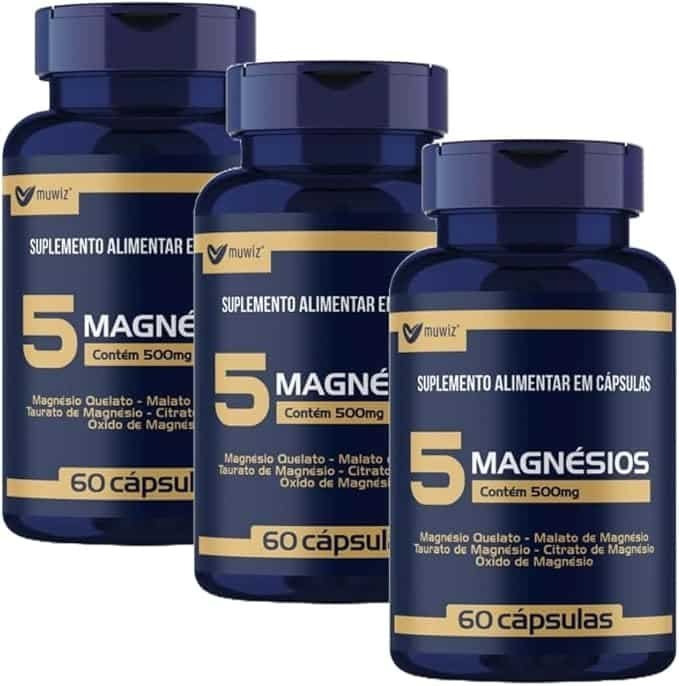 5-Magnesio-Quelato-Malato-Taurato-60-Capsulas-3-Unidades.jpg 5 Magnesio Quelato Malato Taurato 60 Capsulas 3 Unidades - Imagem 1