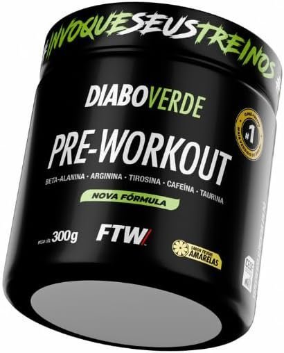 FTW-Pre-Treino-Diabo-Verde-em-Po-com-Cafeina-Aminoacidos-Beta‑Alanina-e-Arginina-para-Treinos-e-Atividades-Fisicas-Pote-300-g-Frutas-Amarelas.jpg FTW Pré-Treino Diabo Verde em Pó com Cafeína, Aminoácidos Beta‑Alanina e Arginina para Treinos e Atividades Físicas - Pote 300 g (Frutas Amarelas) - Imagem 1