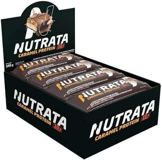 Nutrata-Caramel-Protein-Display-12-unid.-45g-Caramel.jpg Nutrata Caramel Protein Display (12 unid. 45g), Caramel - Imagem 1