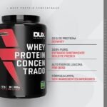 Whey Protein Concentrado Morango Pote 900g – Contribui para o Ganho Muscular Hipertrofia – Dux Human Health - Imagem 2
